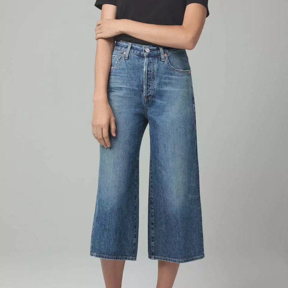 Citizens of Humanity Emily Relaxed Culotte Jeans size 28